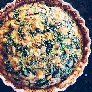 spinach and feta quiche