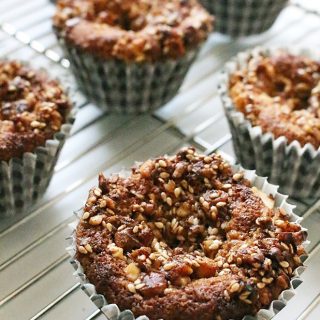 gluten free walnut muffins