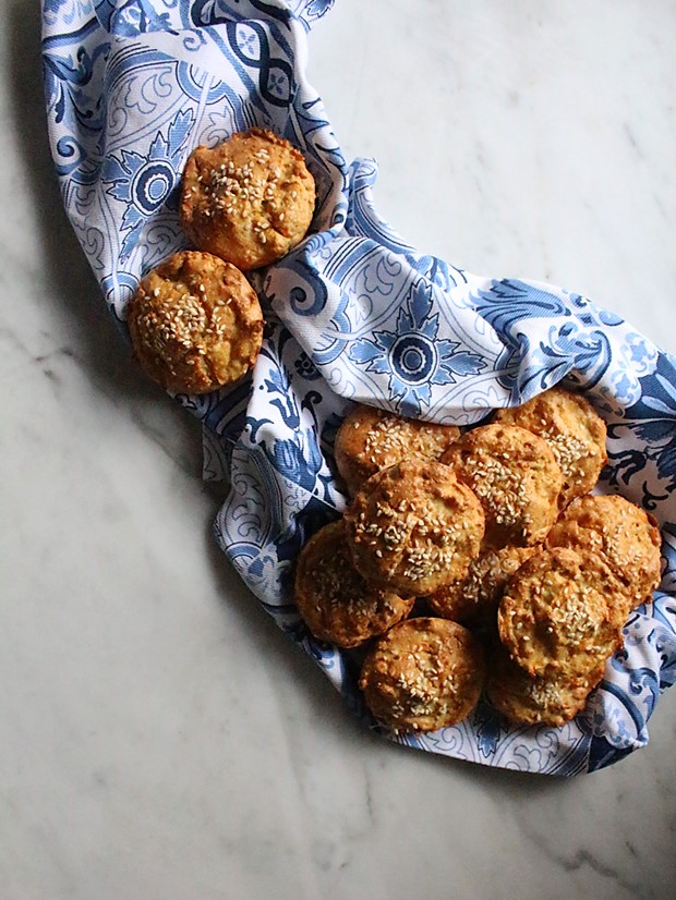 Carrot & Tahini Savoury Muffins