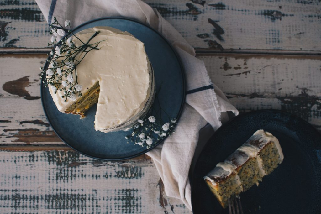 Orange & Poppy Seed Layer Cake