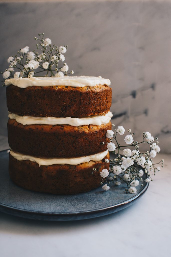 Orange & Poppy Seed Layer Cake