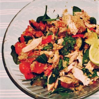 poached chicken salad